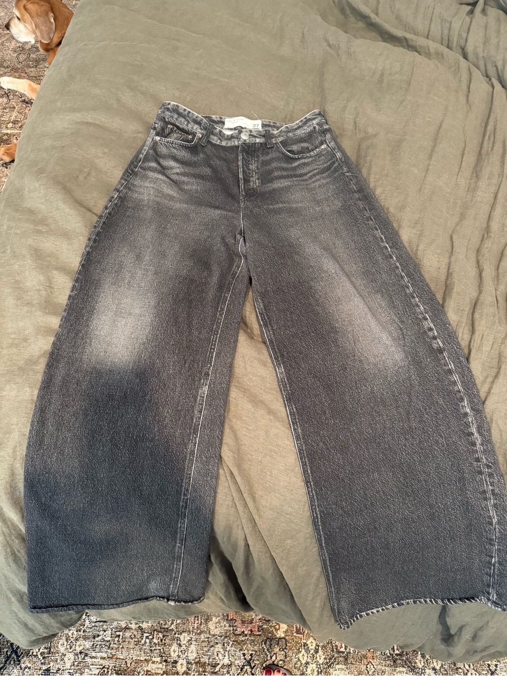 Rag and Bone Wide Leg Miramar Jean